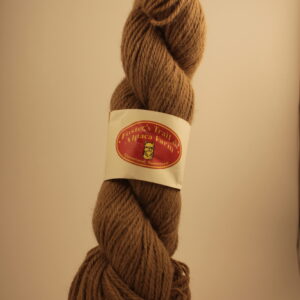 Maximal alpaca yarn skein from the ruddy brown alpaca Maximal from Foster's Trail and Alpaca Farm in Cleveland, TN