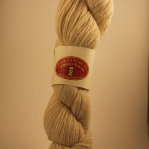 Chardonnay-colored alpaca yarn skein from the alpaca Galaxy. From the Foster's Trail and Alpaca Farm in Cleveland, Tennessee.