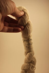 Ansell alpaca yarn skein close-up