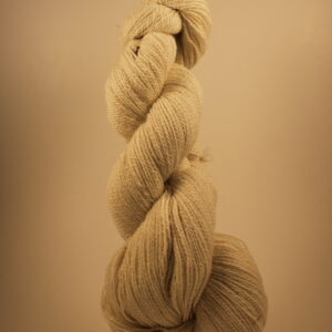 Off-white alpaca yarn skein from alpaca Power